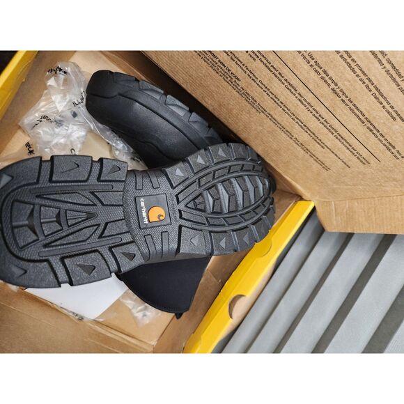 Carhartt Kentwood Steel Toe Work Boots – Men’s 8.5 Black Waterproof Wellington - Picture 14 of 14